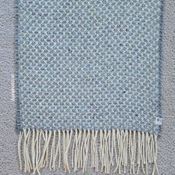 NWOT Woven Wool Tweed Scarf from Portugal - Picture 5 of 12